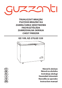 Manual Guzzanti GZ 270 Freezer