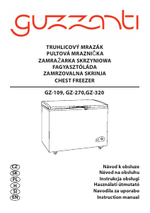 Manual Guzzanti GZ 320 Freezer