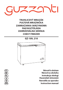 Manual Guzzanti GZ 109 Freezer