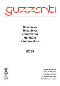 Priročnik Guzzanti GZ 35 Zamrzovalnik