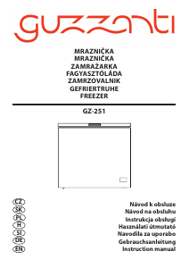 Manual Guzzanti GZ 251 Freezer