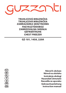 Manual Guzzanti GZ 101 Freezer