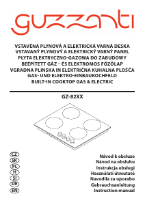 Manual Guzzanti GZ 8210 Hob
