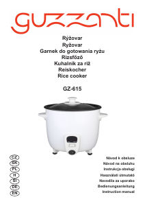 Handleiding Guzzanti GZ 615 Rijstkoker