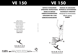 Mode d’emploi Domyos VE 150 Vélo elliptique