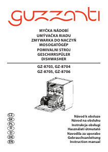 Manual Guzzanti GZ 8705 Dishwasher