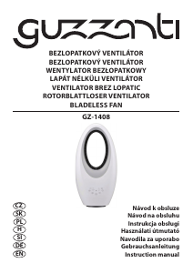 Priročnik Guzzanti GZ 1408 Ventilator