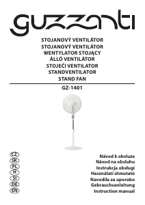 Návod Guzzanti GZ 1401 Ventilátor