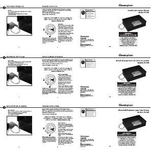 Manual de uso SentrySafe PL048E Caja fuerte