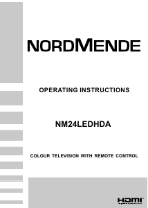 Manual Nordmende NM24LEDHDA LED Television