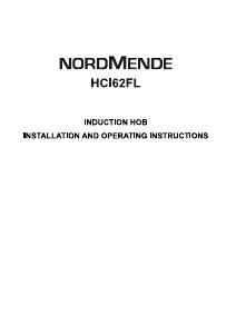 Handleiding Nordmende HCI62FL Kookplaat