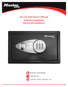 Manual MasterLock X055ML Safe
