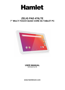 Manual Hamlet XZPAD470LTE Zelig Pad Tablet