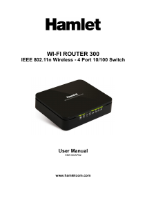 Manual Hamlet HNW300APN2 Router