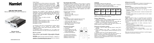 Manuale Hamlet XPW450BBK Caricatore portatile