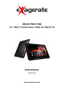 Handleiding Exagerate XZPAD210G Zelig Pad Tablet