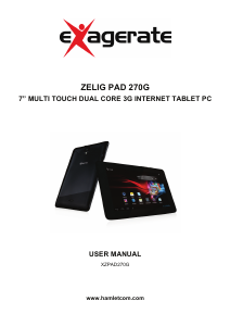 Manual Exagerate XZPAD270G Zelig Pad Tablet