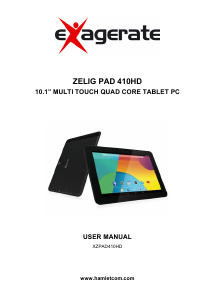 Manual Exagerate XZPAD410HD Zelig Pad Tablet