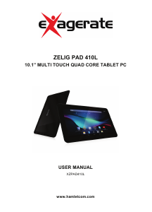 Manual Exagerate XZPAD410L Zelig Pad Tablet