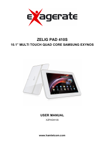 Handleiding Exagerate XZPAD410S Zelig Pad Tablet
