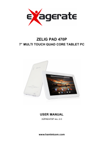 Manual Exagerate XZPAD470P Zelig Pad Tablet