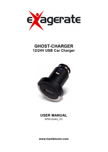 Manual Exagerate XPW1224U Car Charger