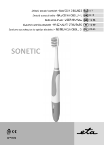 Használati útmutató Eta Sonetic Junior 0711 90010 Elektromos fogkefe