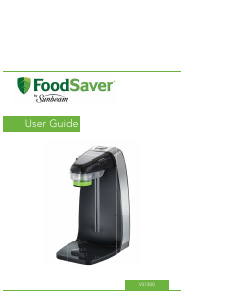 Manual FoodSaver VS1300 Vacuum Sealer