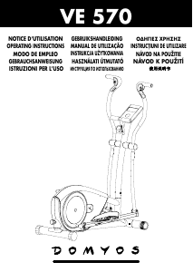 Mode d’emploi Domyos VE 570 Vélo elliptique