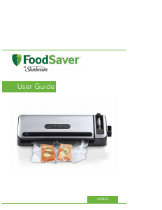 Manual FoodSaver VS7850 Vacuum Sealer