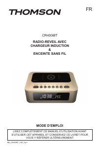 Manual Thomson CR400IBT Alarm Clock Radio
