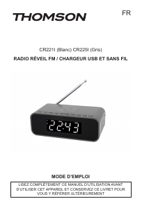 Manuale Thomson CR225I Radiosveglia