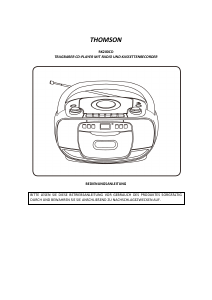 Bedienungsanleitung Thomson RK200CD Stereoanlage