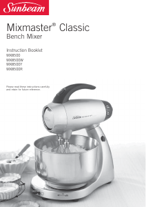 Manual Sunbeam MX8500W Stand Mixer