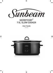 Manual Sunbeam HP5530 Slow Cooker