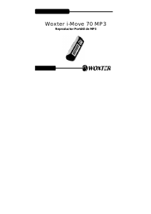 Manual de uso Woxter i-Move 70 Reproductor de Mp3