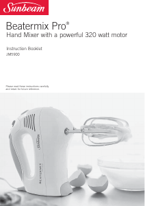 Handleiding Sunbeam JM5900 Handmixer