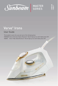 Manual Sunbeam SR6856B Verve Iron