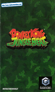 Manual Nintendo GameCube Donkey Kong Jungle Beat