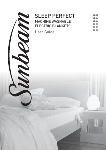 Manual Sunbeam BL5681 Electric Blanket