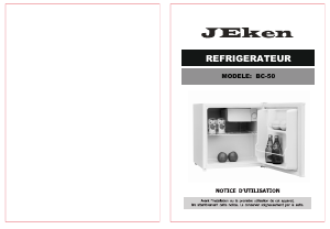 Mode d’emploi Jeken BC-50 Réfrigérateur