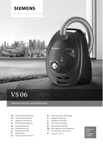 Manual Siemens VS06B120 Vacuum Cleaner