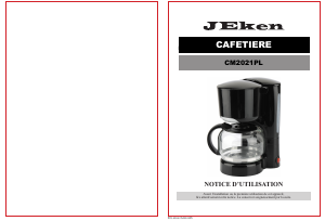 Mode d’emploi Jeken CM2021PL Cafetière