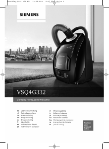 Manual Siemens VSQ4G332 Vacuum Cleaner