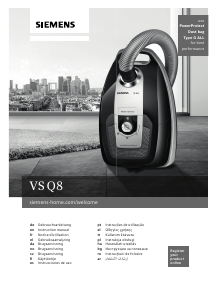 Manual Siemens VSQ8ALL1 Vacuum Cleaner