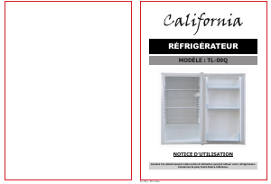 Mode d’emploi California TL-09Q Réfrigérateur