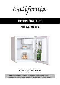 Mode d’emploi California DF1-06-1 Réfrigérateur