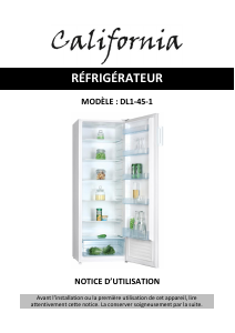 Mode d’emploi California DL1-45-1 Réfrigérateur