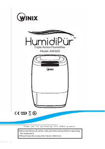 Manual Winix AW600 Humidifier