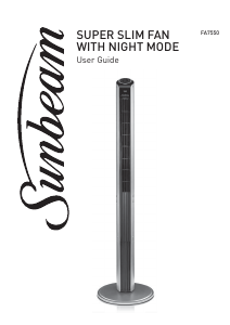 Handleiding Sunbeam FA7550 Ventilator